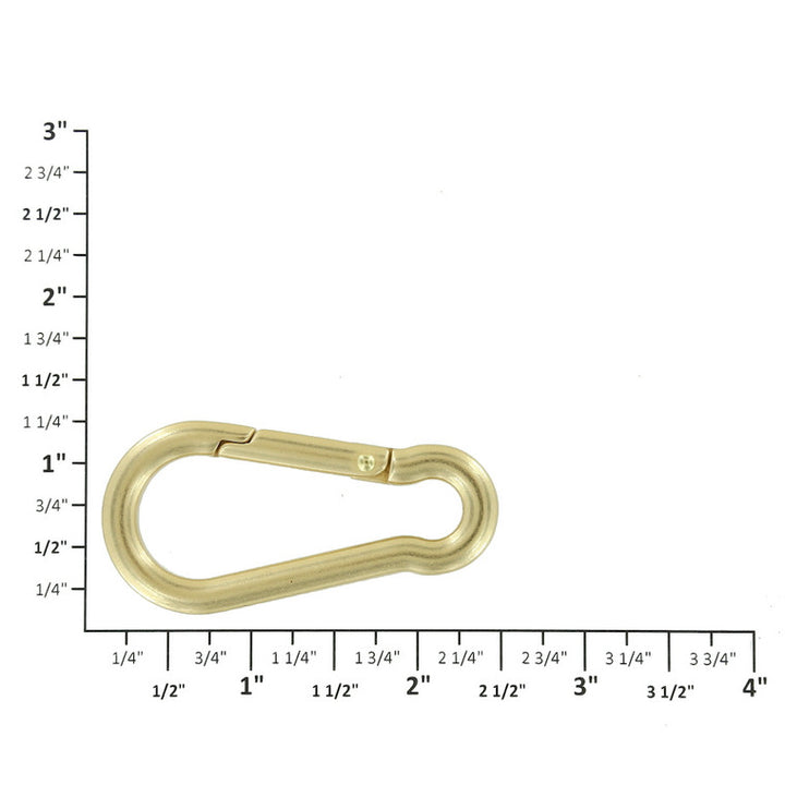 brass carabiner
