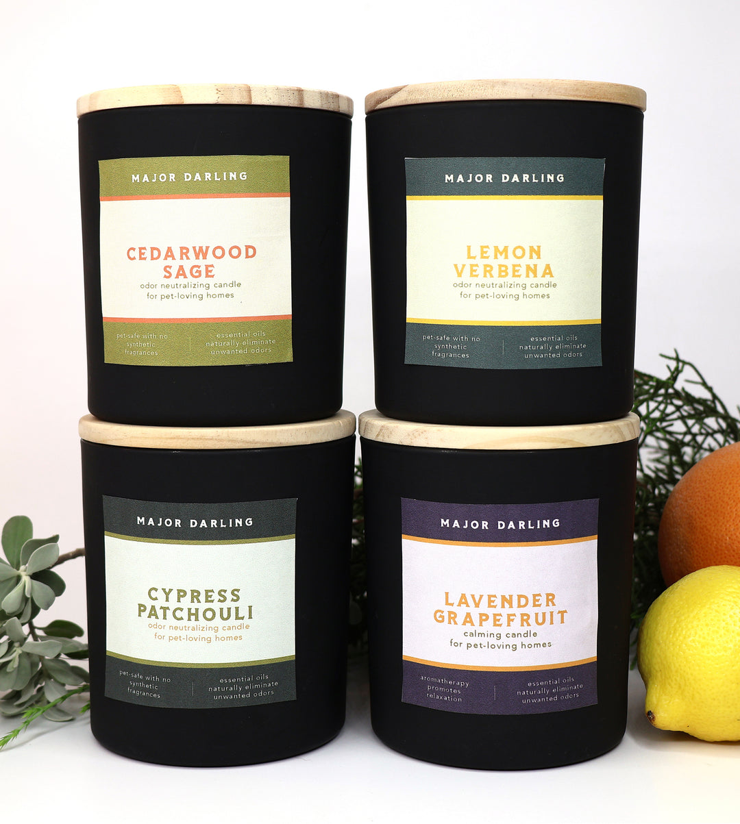 odor neutralizing candles / travel + full size