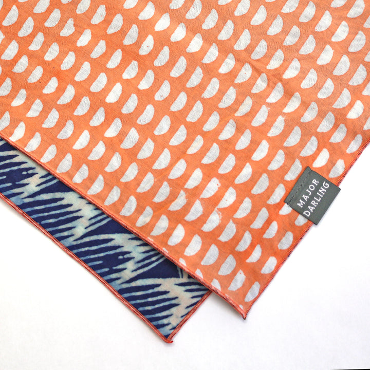 reversible bandana / braids and half-moons