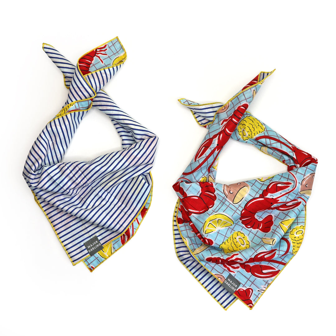 reversible bandana / low tide