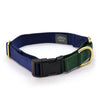 side-release martingale collar / brass or nylon snap