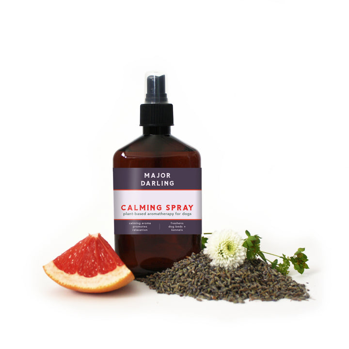 calming dog bed spray