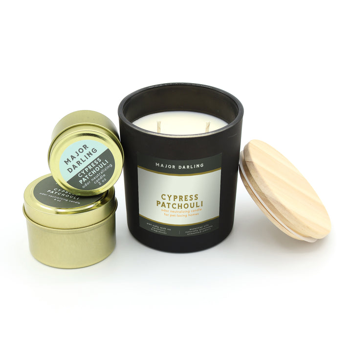odor neutralizing candles / travel + full size