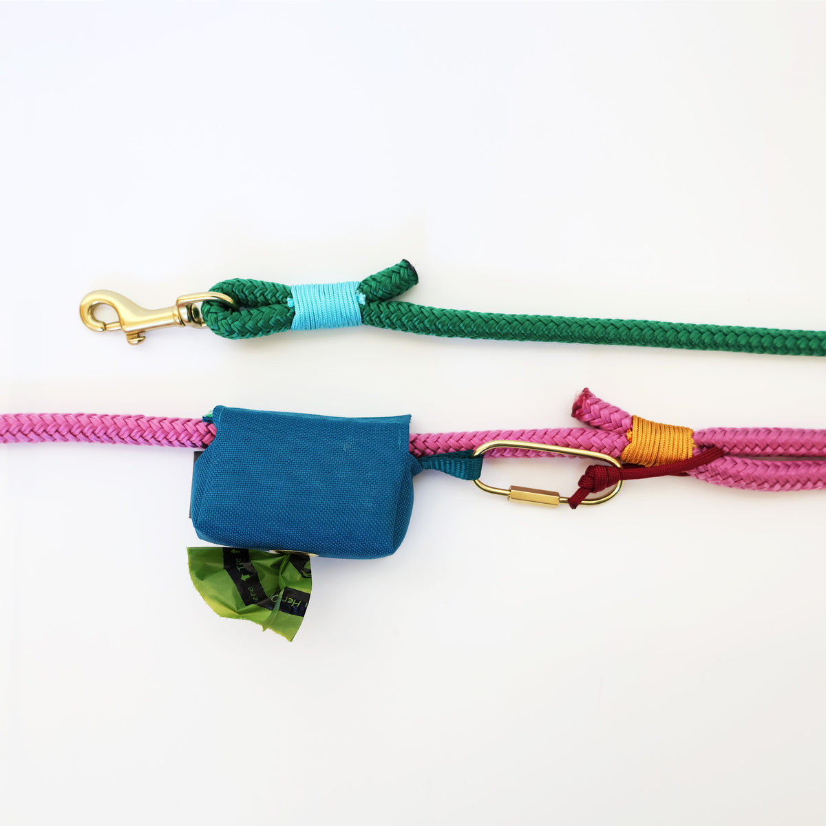 sample sale / rope dog leash / kelly green – Major Darling
