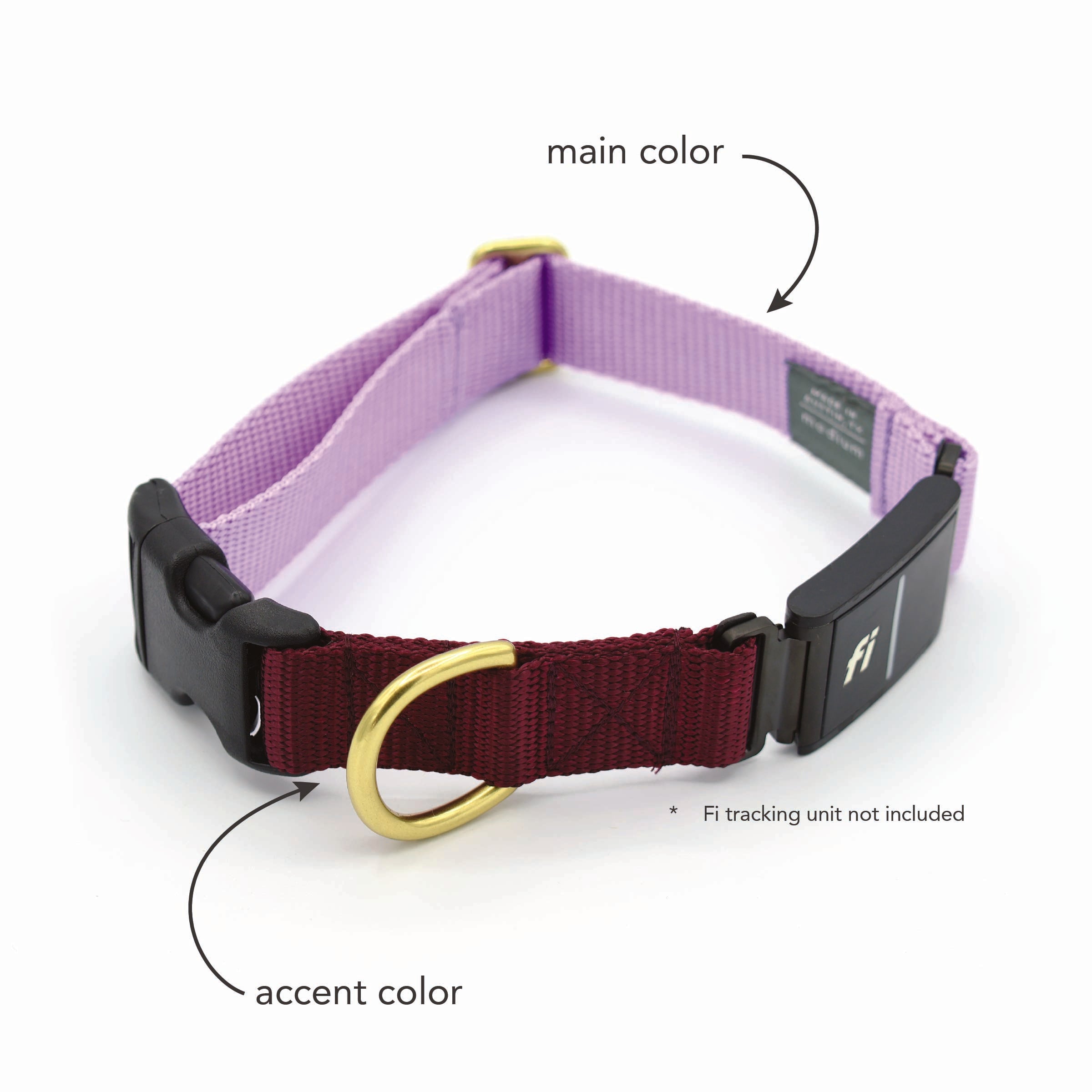 Fi Compatible Snap Collar – Custom GPS Dog Collar Band | Major Darling