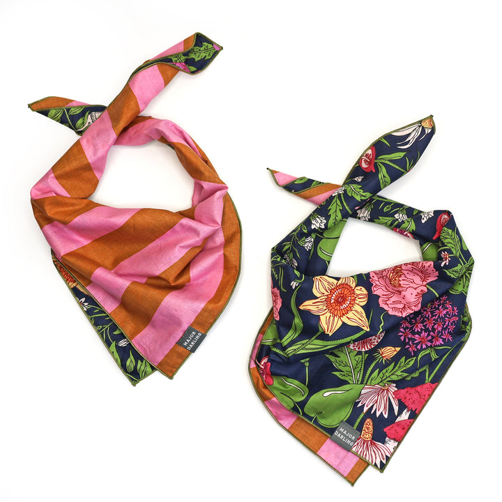reversible bandana / garden party