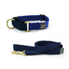 BUNDLE: martingale collar + basic leash / cobalt + navy