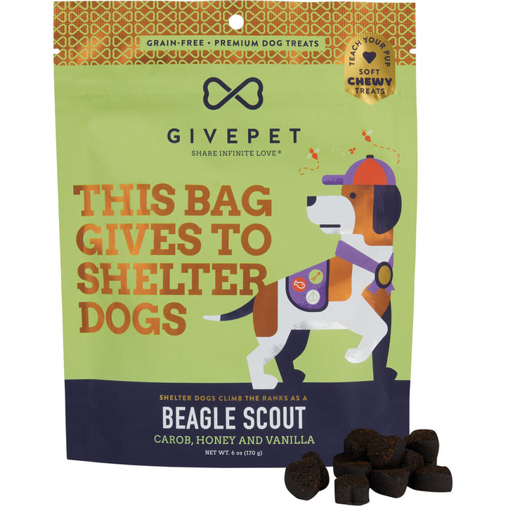 GivePet Beagle Scout training treats