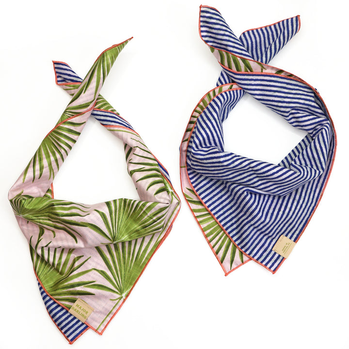 reversible bandana / palm breeze
