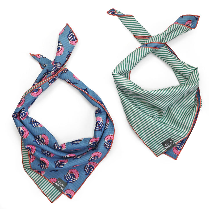 reversible bandana / vintage blooms